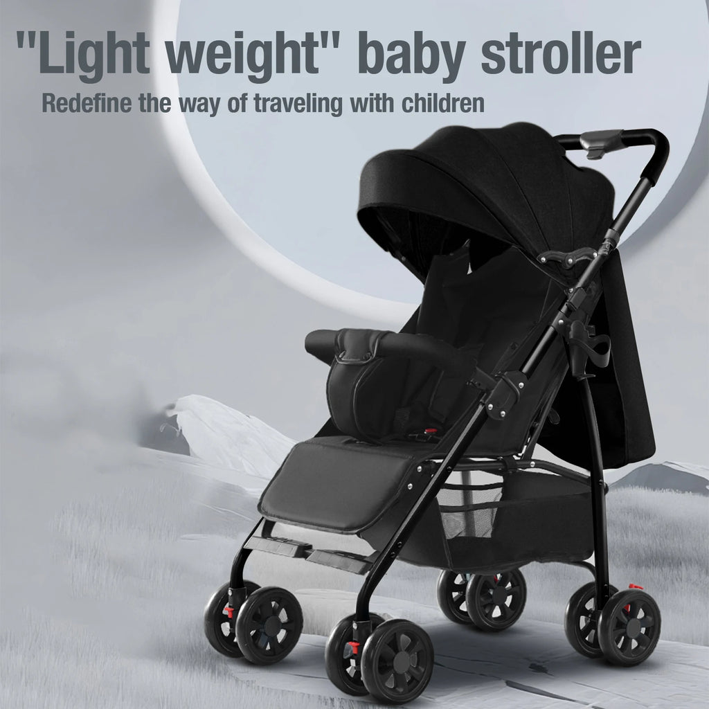 Stroller for baby stroller 3 in 1 stroller with storage basket Light stroller baby cars baby accessories,pram for child car seat