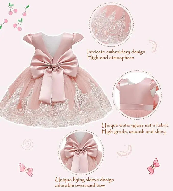 LZH Baby Girls Dress Newborn Clothes Princess Dresses For Baby 1st Year Birthday Dress Halloween Costume Infant Party Dress 0-2T