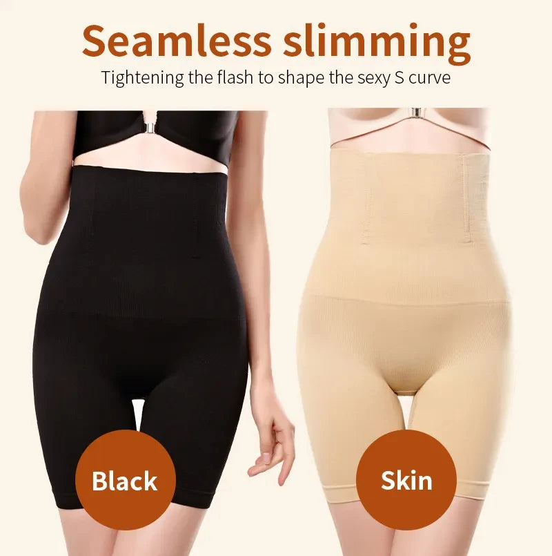 Women's Underwear High Waist Shaping Boyshort Panties Body Shaper Tummy Control Butt Lifting Slimming Shorts Workout Shapewear