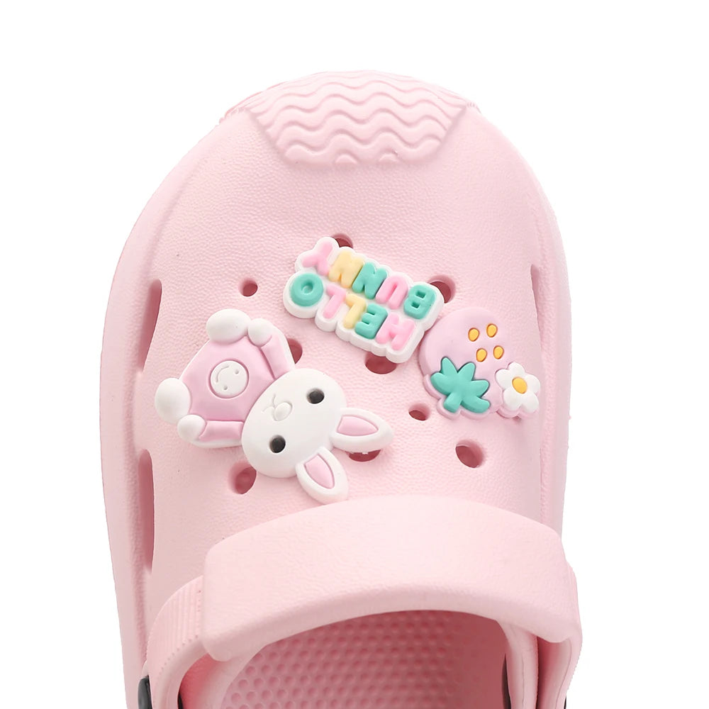 Slippers Baby Shoe Sandals Mules Breathable Girls Slippers with Soft Sole for Indoor Outdoor Activities and Anti-Slip Design