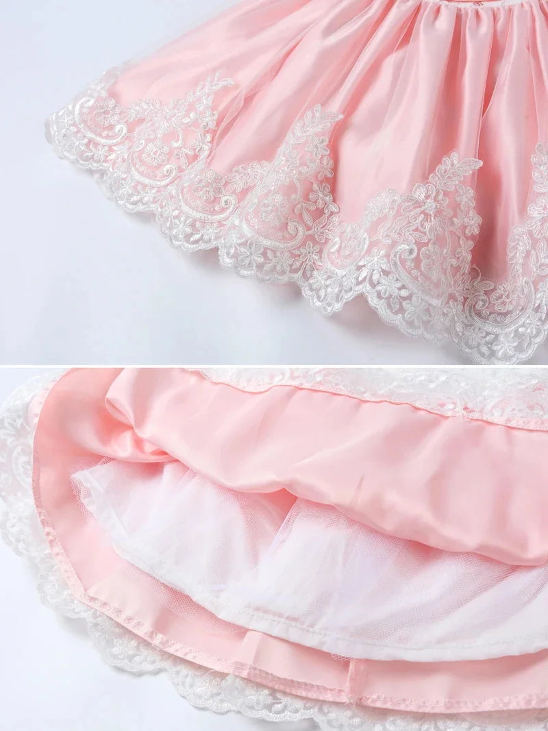 LZH Baby Girls Dress Newborn Clothes Princess Dresses For Baby 1st Year Birthday Dress Halloween Costume Infant Party Dress 0-2T