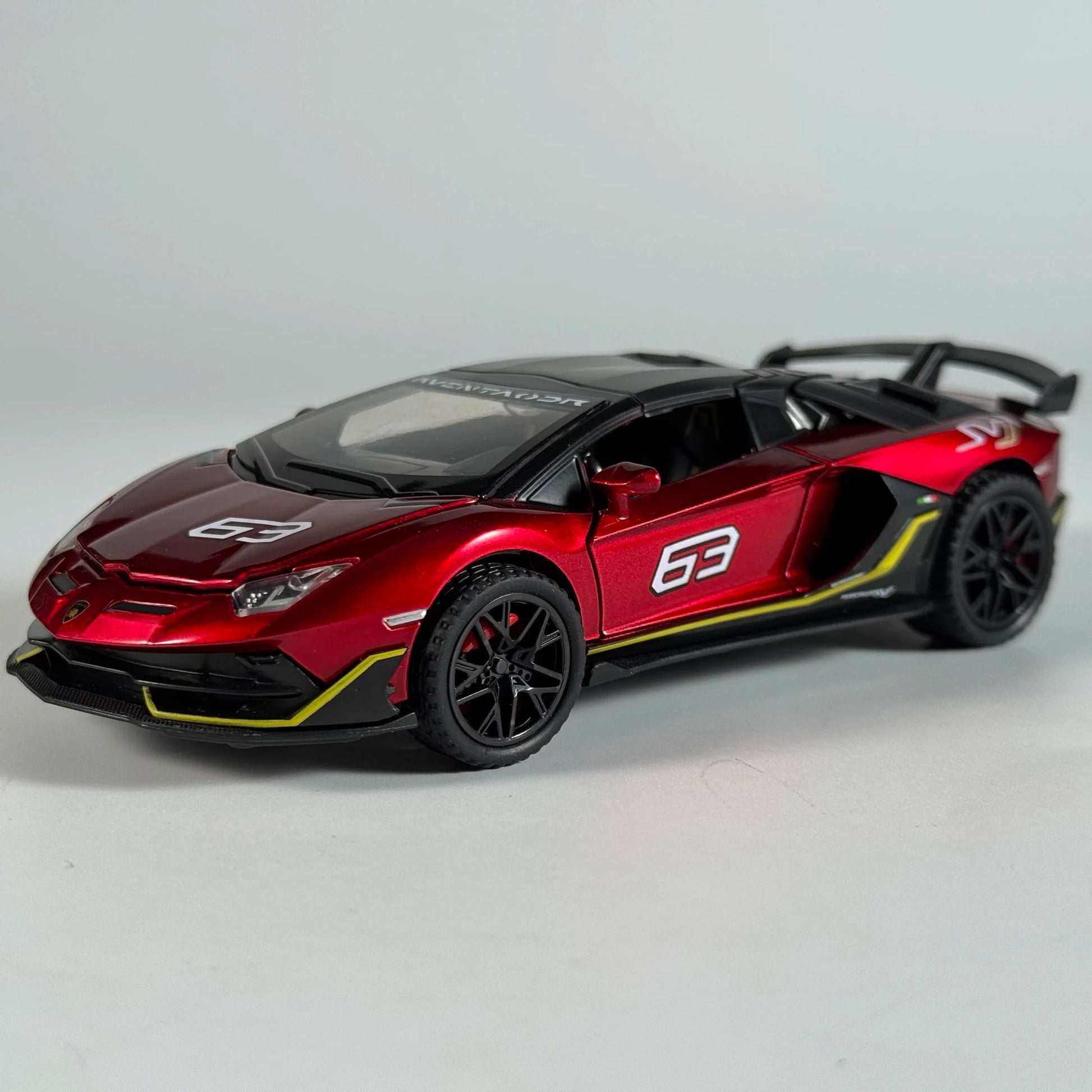 1:32 Aventador SVJ 63 Removable Version Super Sports Car Alloy Diecast Model Car Home Trendy Toys Ornaments Christmas Gifts Kids