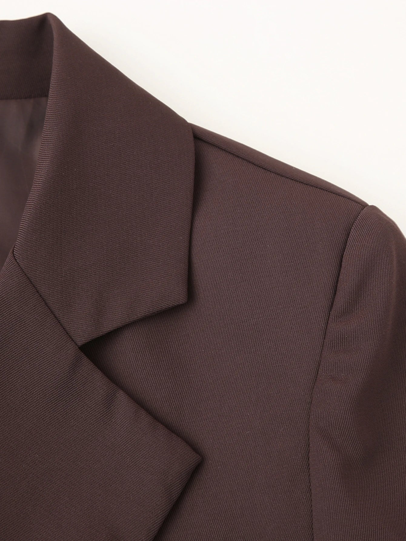 HH Women Elegant Solid Lapel Two Buttons Suit Jacket Fashion Long Sleeve Slim Short Coats 2024 New Casual Office Lady Blazer