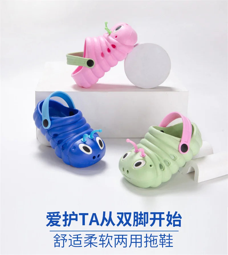 Toddler Kids Slippers Baby Floor Shoes Lightweight Flat Heels Outdoor Summer Infant Boys Girls Beach Pool Wrap Sandals