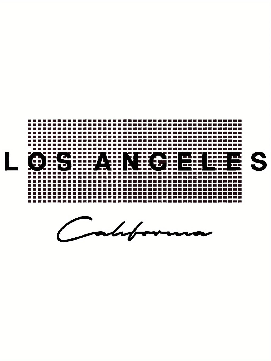 Men's 100% cotton summer loose fit large Los Angeles Graphic printed slim fit casual sports round neck short sleeved T-shirt top