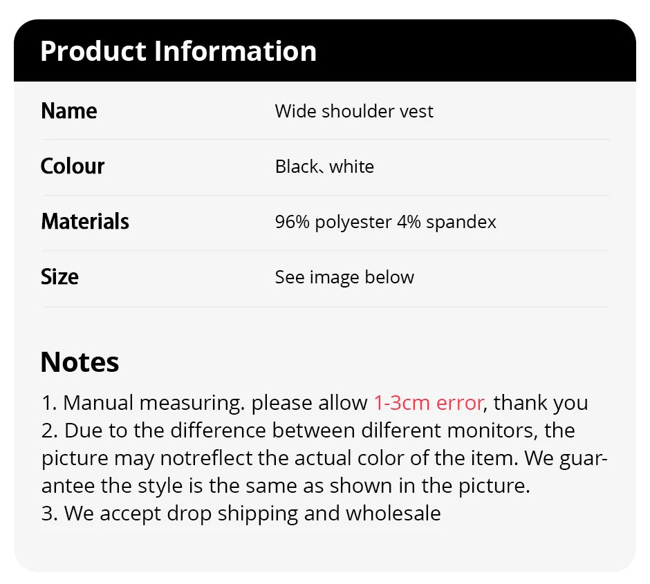1/3 Piece Men's Classic Four Season Black And White Solid Color Narrow Shoulder Wide Shoulder Vest Comfortable Sportswear