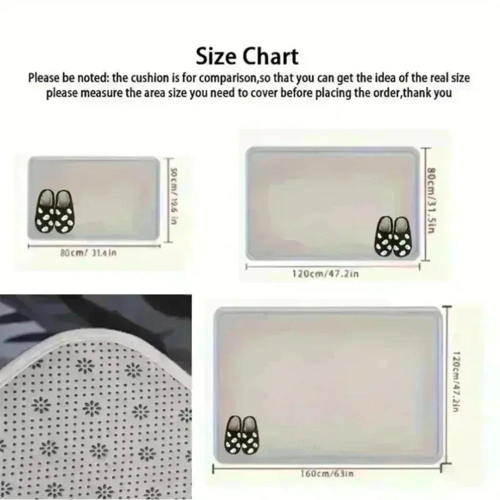 Yoga Carpet Mat Rug Double-Side Shock Absorbing Eco-friendly Colorful Ring Pattern Exercise Floor Mat for Home Decoration