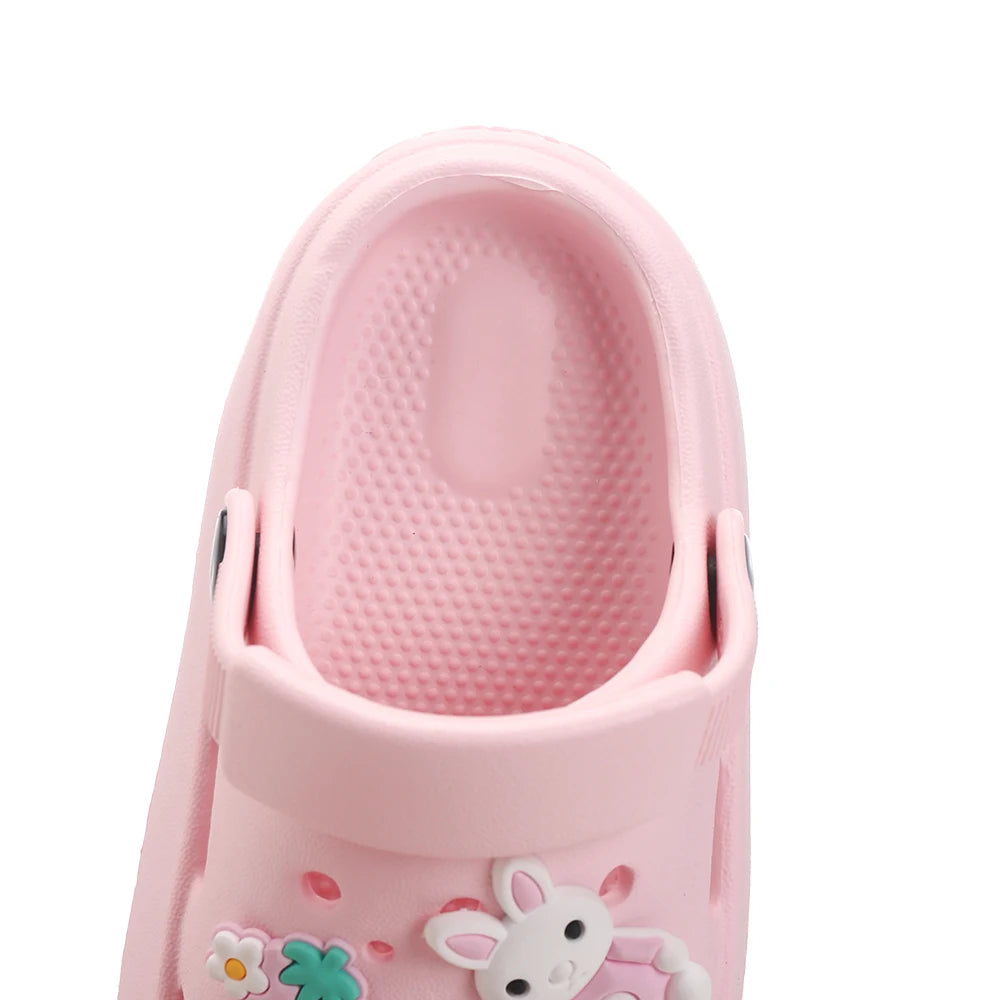 Slippers Baby Shoe Sandals Mules Breathable Girls Slippers with Soft Sole for Indoor Outdoor Activities and Anti-Slip Design
