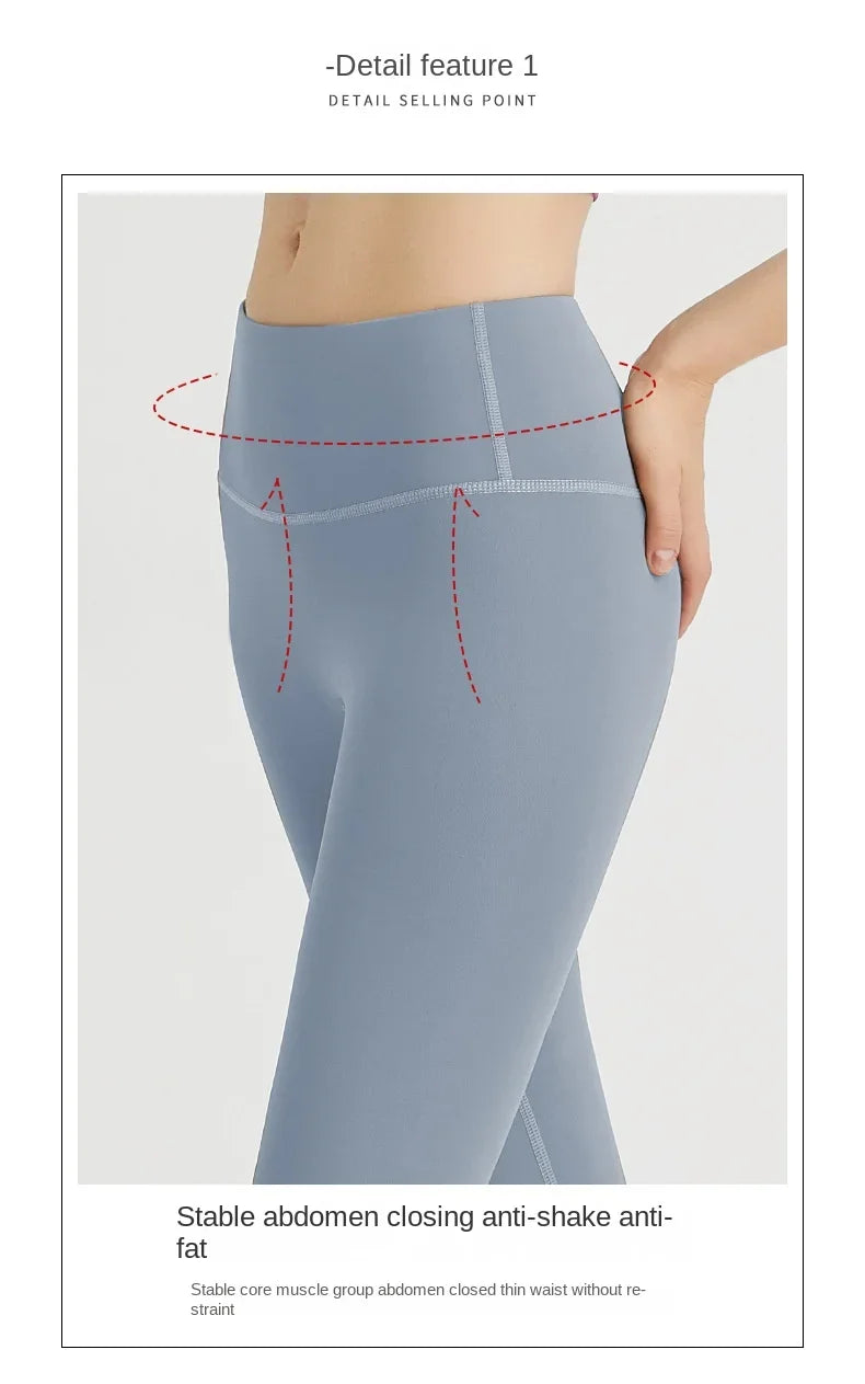 S-3XL Hot Sale Fitness Enggings Female Full Length Leggings Running Pants Comfortable and Formfitting Yoga Pants Look Slimmer