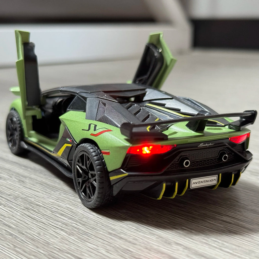 1:32 Aventador SVJ 63 Removable Version Super Sports Car Alloy Diecast Model Car Home Trendy Toys Ornaments Christmas Gifts Kids