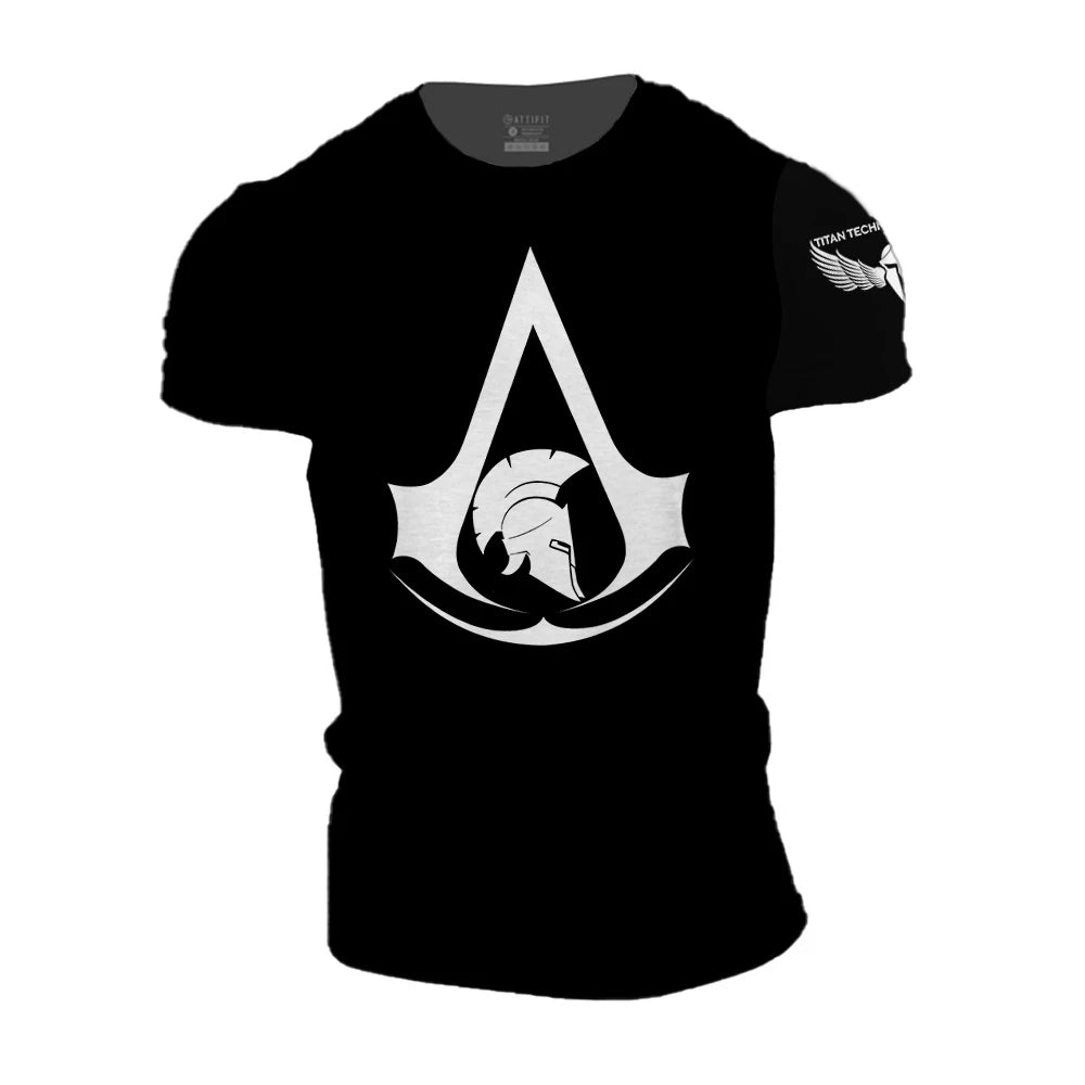 2023 Super New Spartan Warrior Fitness Sports 3D Printed T-shirt Unisex Short Sleeve Breathable Outdoor Casual Street Top 6XL