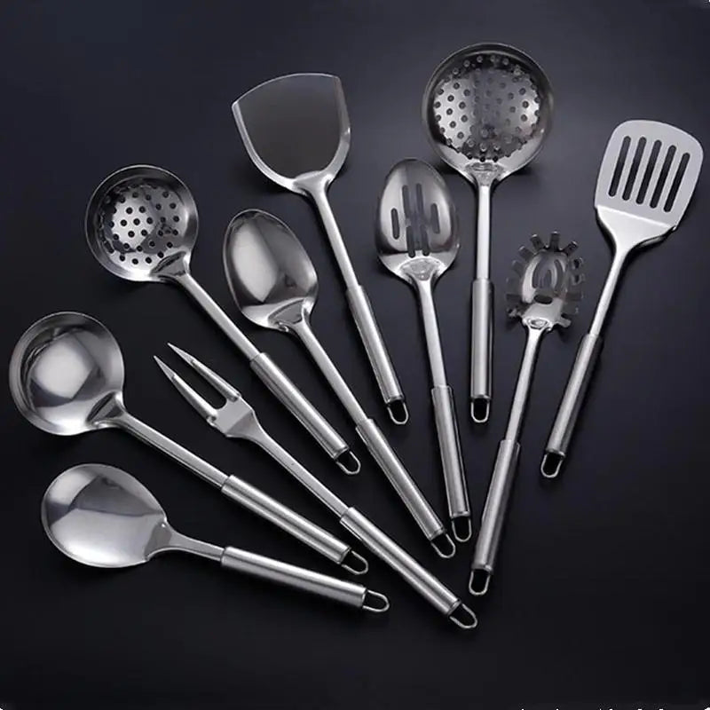 Utensils Dinnerware Cooking Tool Kitchen Gadgets Kitchen Cookware Cooking Utensils Stainless Steel Shovel Soup Spoon Turner
