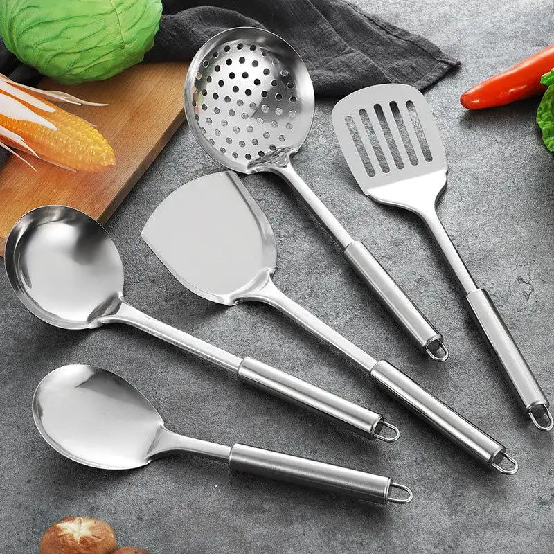 Utensils Dinnerware Cooking Tool Kitchen Gadgets Kitchen Cookware Cooking Utensils Stainless Steel Shovel Soup Spoon Turner