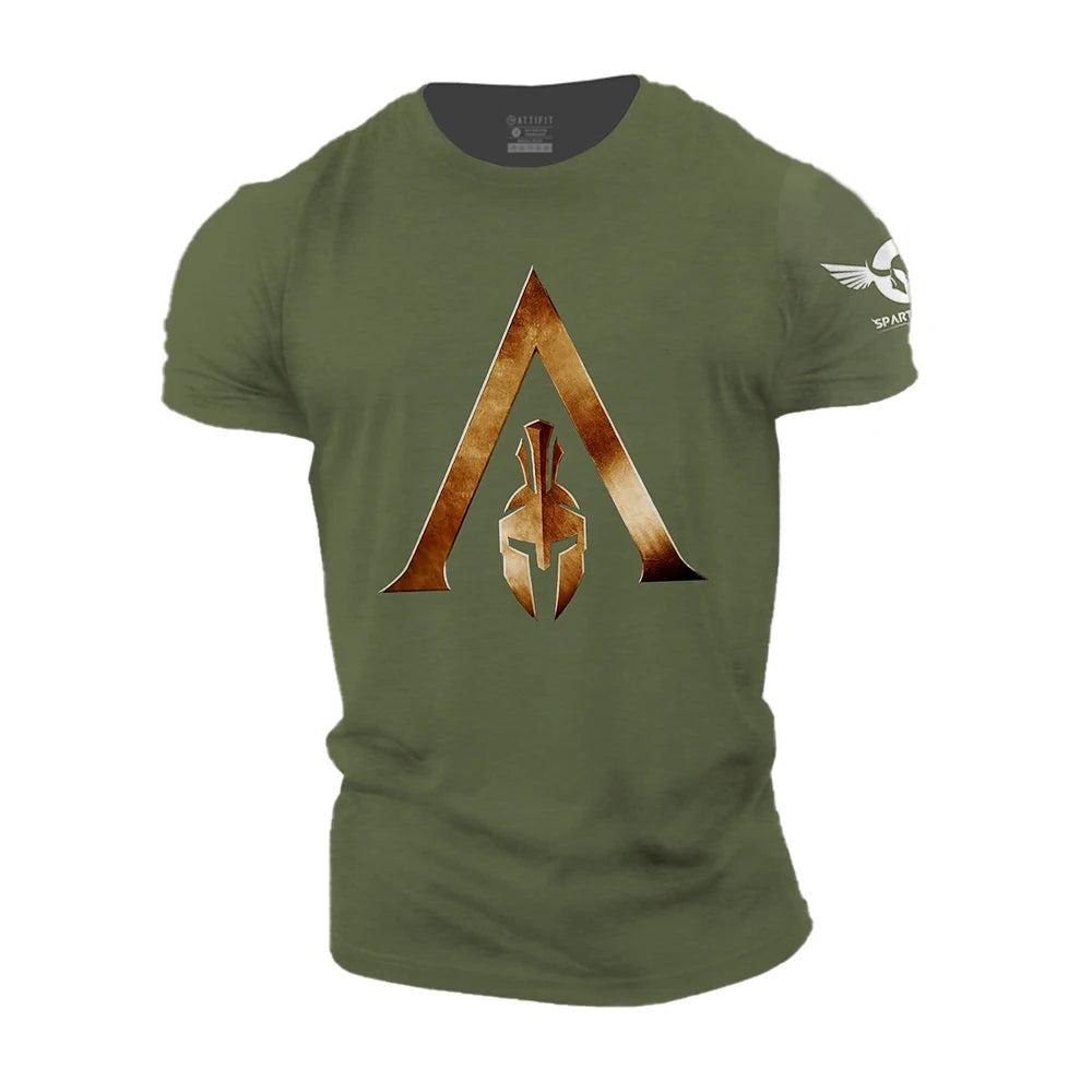 2023 Super New Spartan Warrior Fitness Sports 3D Printed T-shirt Unisex Short Sleeve Breathable Outdoor Casual Street Top 6XL