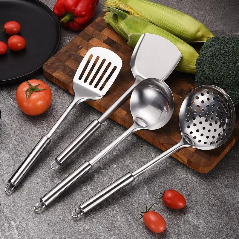 Utensils Dinnerware Cooking Tool Kitchen Gadgets Kitchen Cookware Cooking Utensils Stainless Steel Shovel Soup Spoon Turner