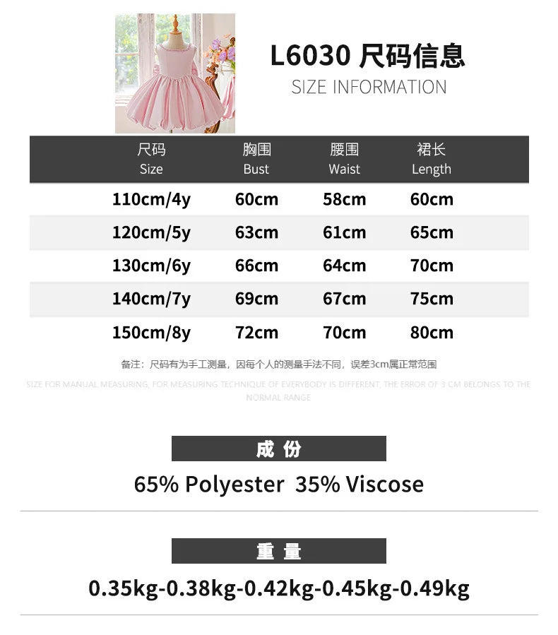 Girls Party Dresses Elegant Pearls Big Bow Princess Dress Baby Girl 1st Birthday Baptism Gown Wedding Birthday Party Girls Dress