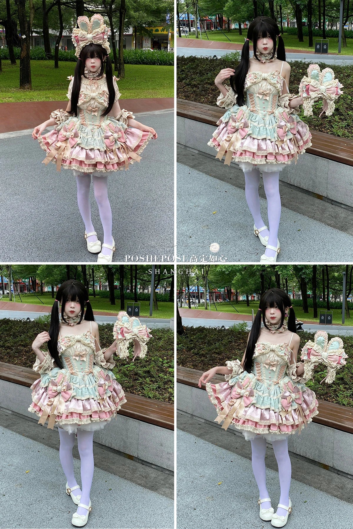 Heavy Industry Elegant Sexy Princess Birthday Dress 3D Big Bow Lace Edge Lace-up Slim Sweet Kawaii Lolita Ball Gown Dress Women