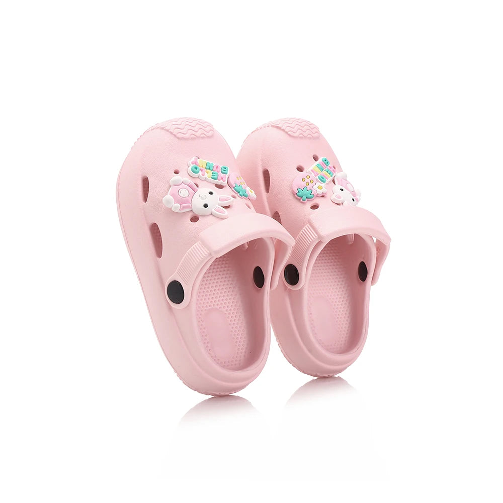 Slippers Baby Shoe Sandals Mules Breathable Girls Slippers with Soft Sole for Indoor Outdoor Activities and Anti-Slip Design