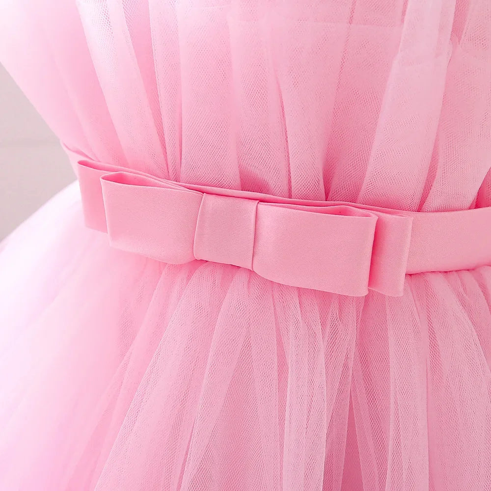 Baby Girls Clothes Toddler Kids Wedding Princess Dress Elegant Birthday Gowns Tulle Bridesmaid Evening Party Christmas Vestidos