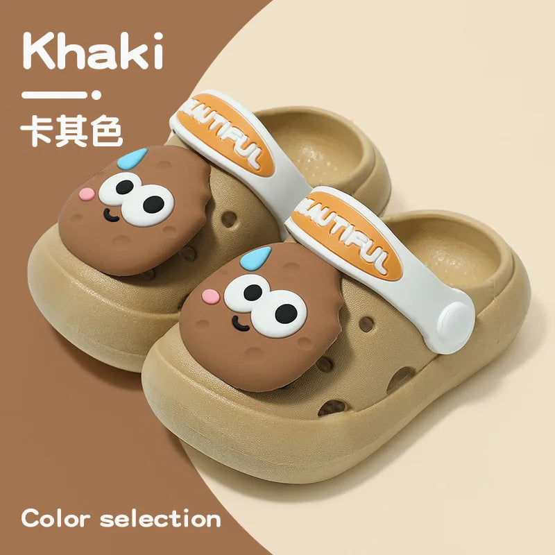 Summer New Baby Slippers Indoor Non-slip Soft Bottom Comfort Fashion Cute Children's Hole Shoes Boys Girls Kid Outdoors Sandals