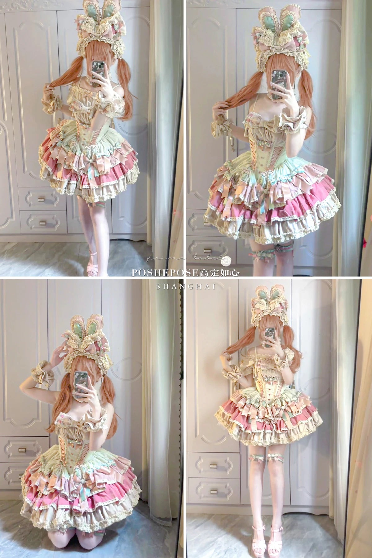 Heavy Industry Elegant Sexy Princess Birthday Dress 3D Big Bow Lace Edge Lace-up Slim Sweet Kawaii Lolita Ball Gown Dress Women