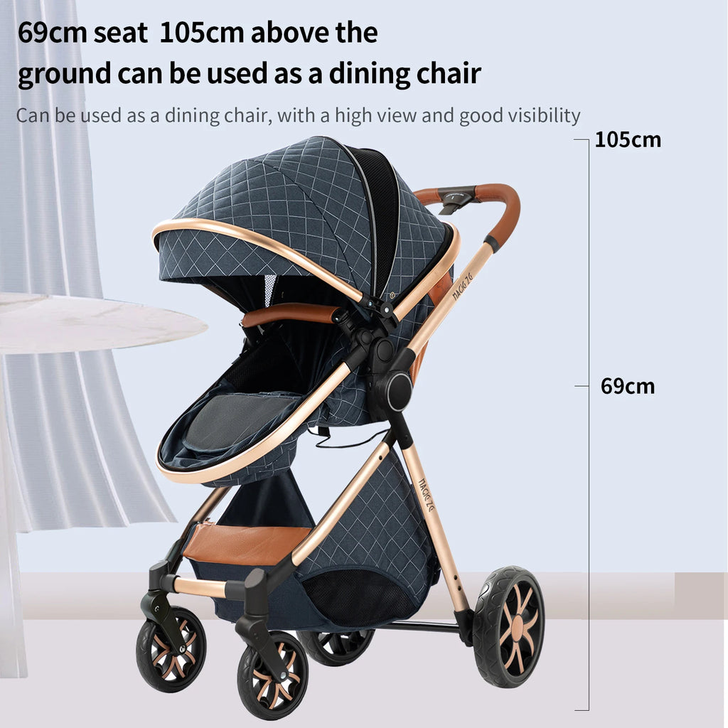 Stroller for baby stroller 3 in 1 stroller with storage basket Light stroller baby cars baby accessories,pram for child car seat