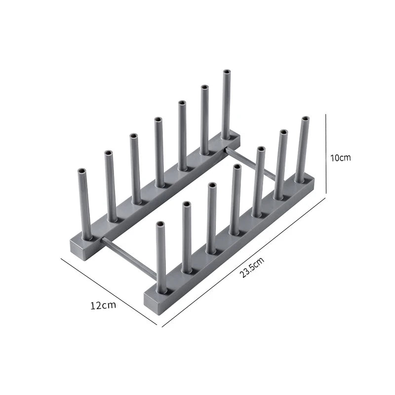 Kitchen Dish Drain Rack Multifunction Plastic Stand Rack Dinnerware Storage Organizer Household Kitchen Sundries Rack
