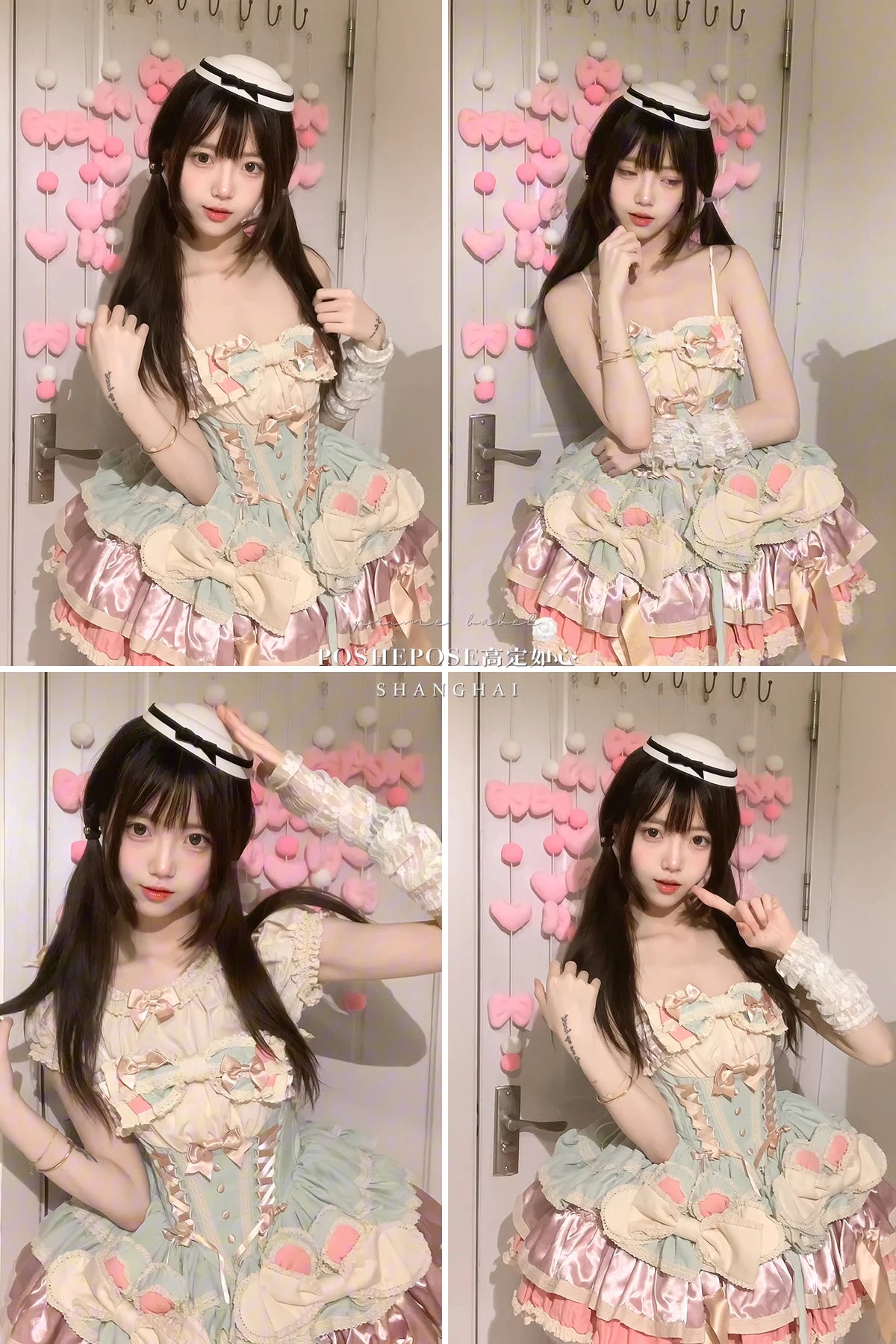 Heavy Industry Elegant Sexy Princess Birthday Dress 3D Big Bow Lace Edge Lace-up Slim Sweet Kawaii Lolita Ball Gown Dress Women