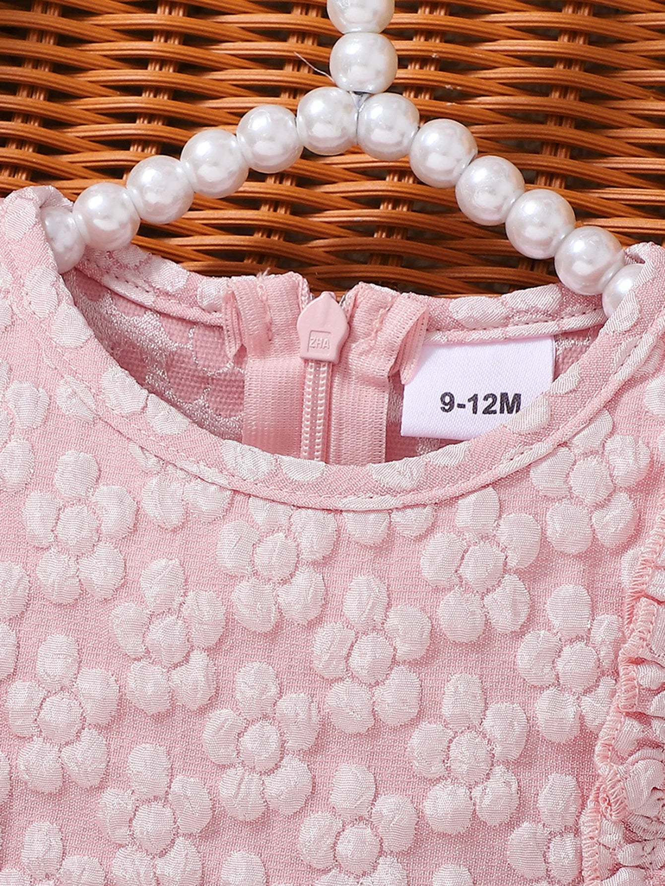 Baby Pink Lace Embroidery Princess Dress Girl's First Birthday Gown with Butterfly Knot Net Skirt Infant Special Occasion Outfit