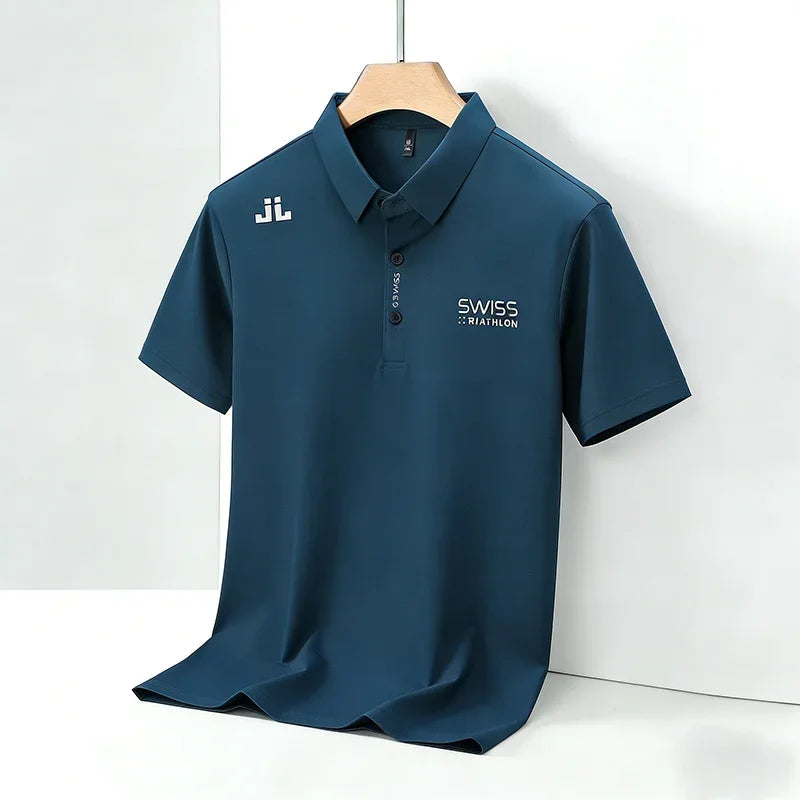 2026 New Men's Regular Fit Short Sleeve Polo Shirt Soft Comfortable Fabric Casual Sport Summer Fashion Top Tee