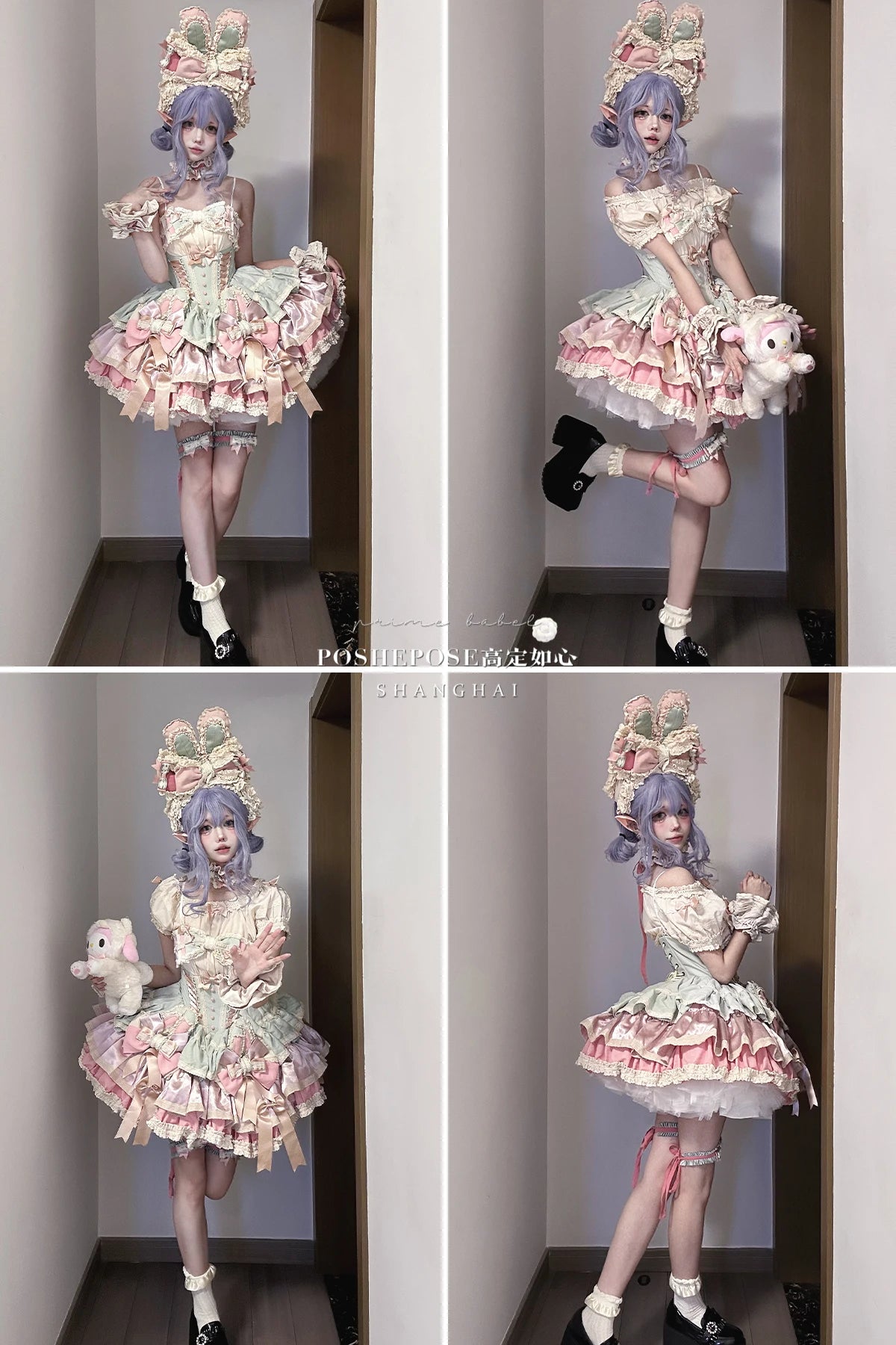 Heavy Industry Elegant Sexy Princess Birthday Dress 3D Big Bow Lace Edge Lace-up Slim Sweet Kawaii Lolita Ball Gown Dress Women