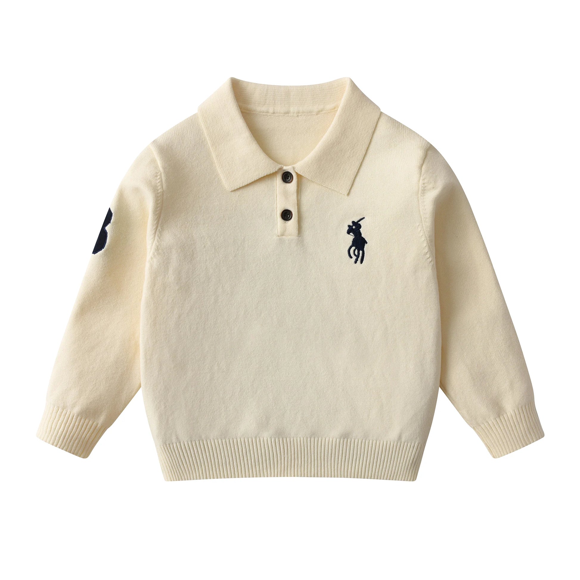 Kids Sweatshirt - Soft Cotton Long Sleeve Button Front Cardigan for Children Boys & Girls (Autumn and Winter Style)