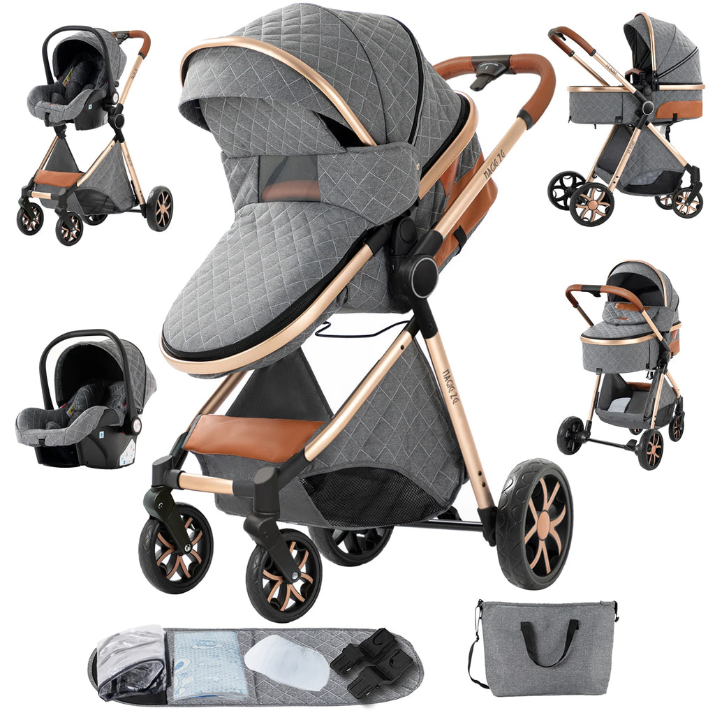 Stroller for baby stroller 3 in 1 stroller with storage basket Light stroller baby cars baby accessories,pram for child car seat
