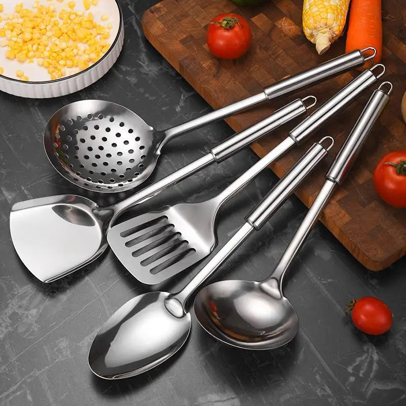 Utensils Dinnerware Cooking Tool Kitchen Gadgets Kitchen Cookware Cooking Utensils Stainless Steel Shovel Soup Spoon Turner