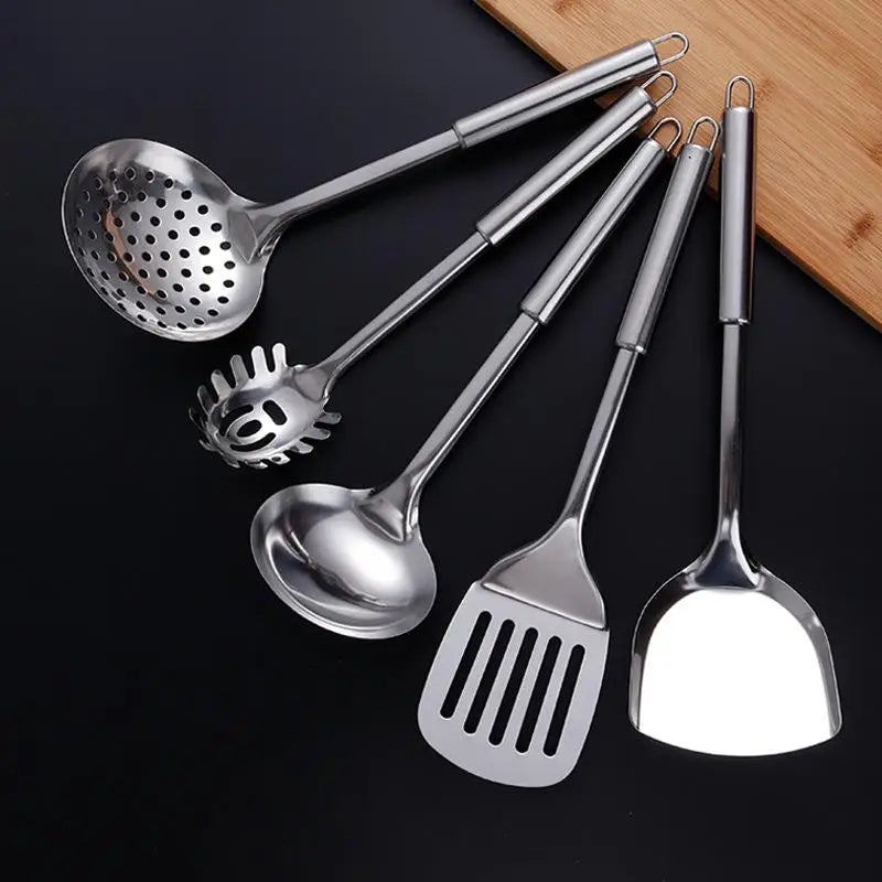 Utensils Dinnerware Cooking Tool Kitchen Gadgets Kitchen Cookware Cooking Utensils Stainless Steel Shovel Soup Spoon Turner