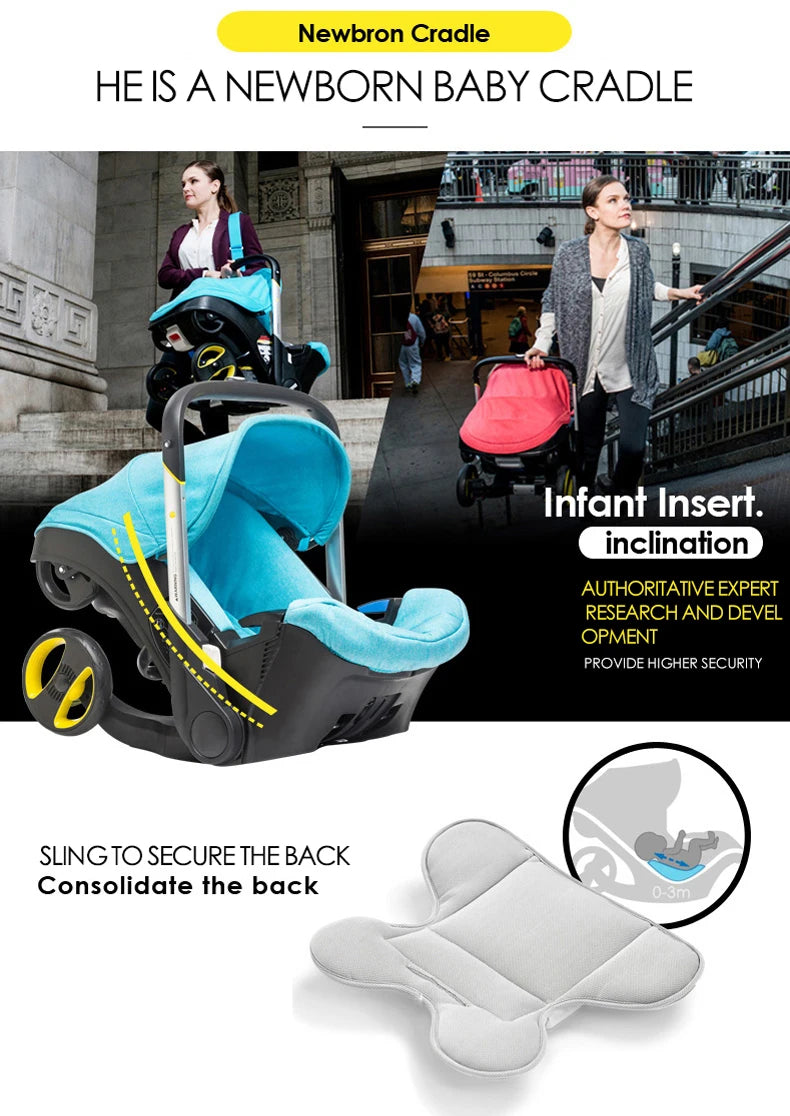 Stroller for baby stroller 3 in 1 stroller with storage basket Light stroller baby cars baby accessories,pram for child car seat
