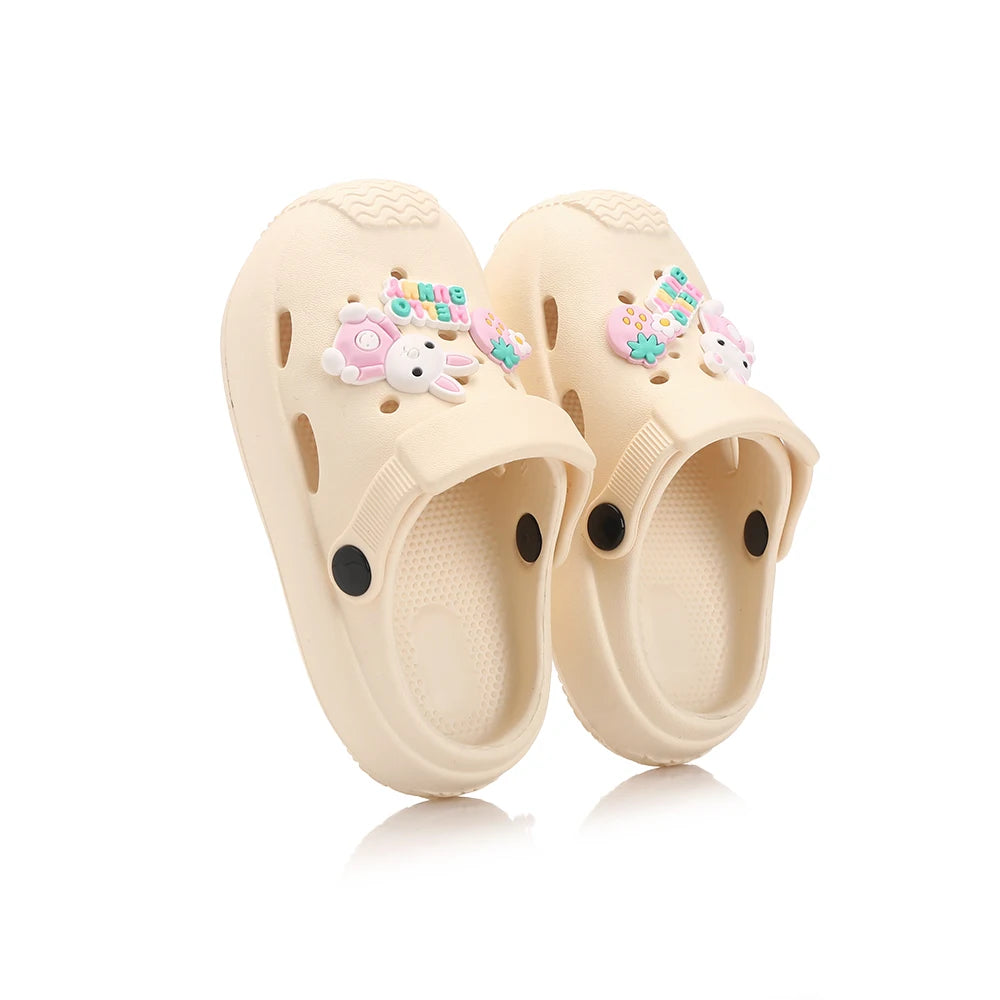 Slippers Baby Shoe Sandals Mules Breathable Girls Slippers with Soft Sole for Indoor Outdoor Activities and Anti-Slip Design