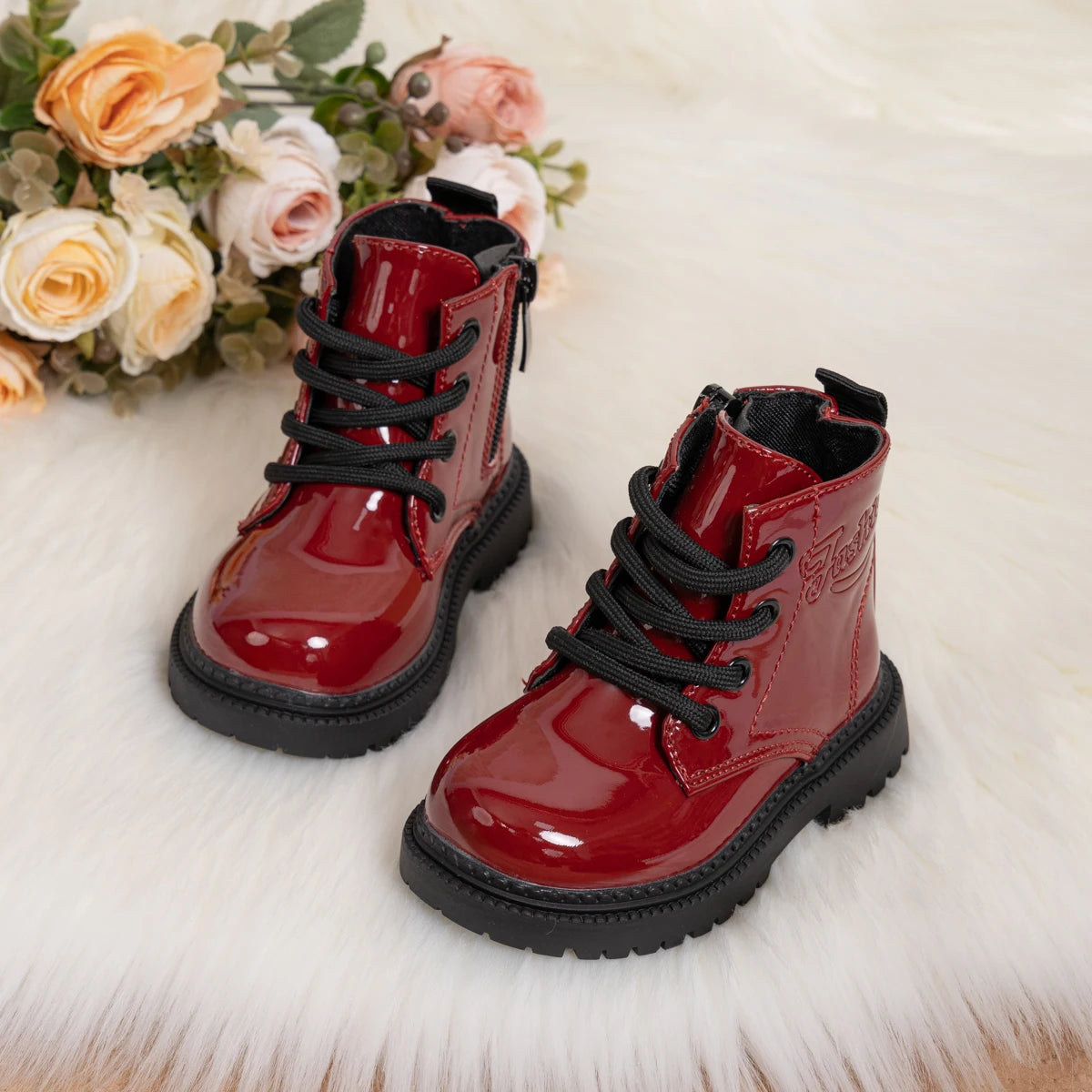 Baby Autumn and Winter Fashionable Round Toe Thick Sole Single Comfortable Short Boots New Hot Sale Kids One-piece Toddler Shoes
