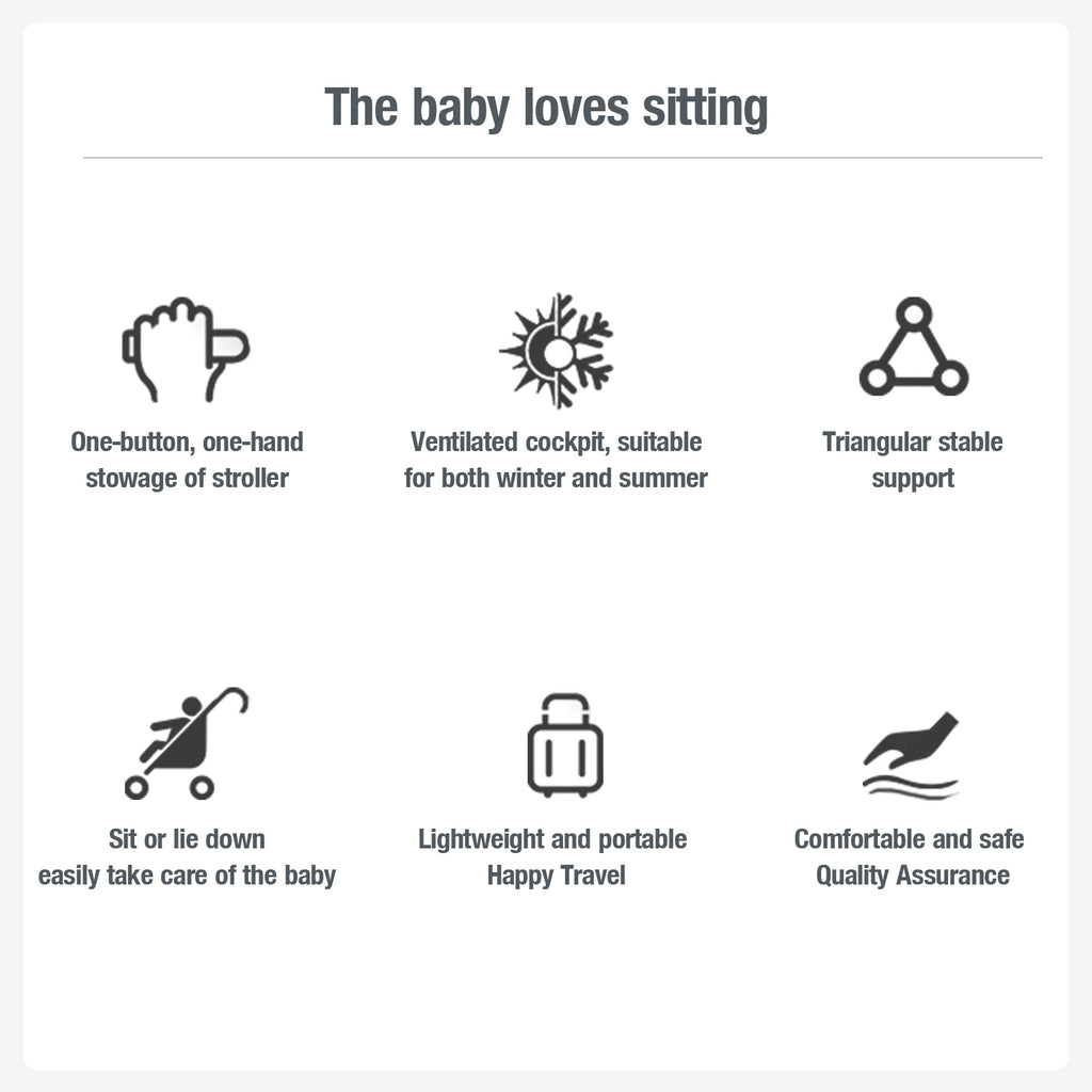 Stroller for baby stroller 3 in 1 stroller with storage basket Light stroller baby cars baby accessories,pram for child car seat