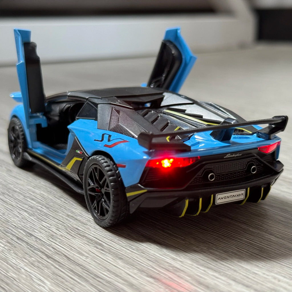 1:32 Aventador SVJ 63 Removable Version Super Sports Car Alloy Diecast Model Car Home Trendy Toys Ornaments Christmas Gifts Kids