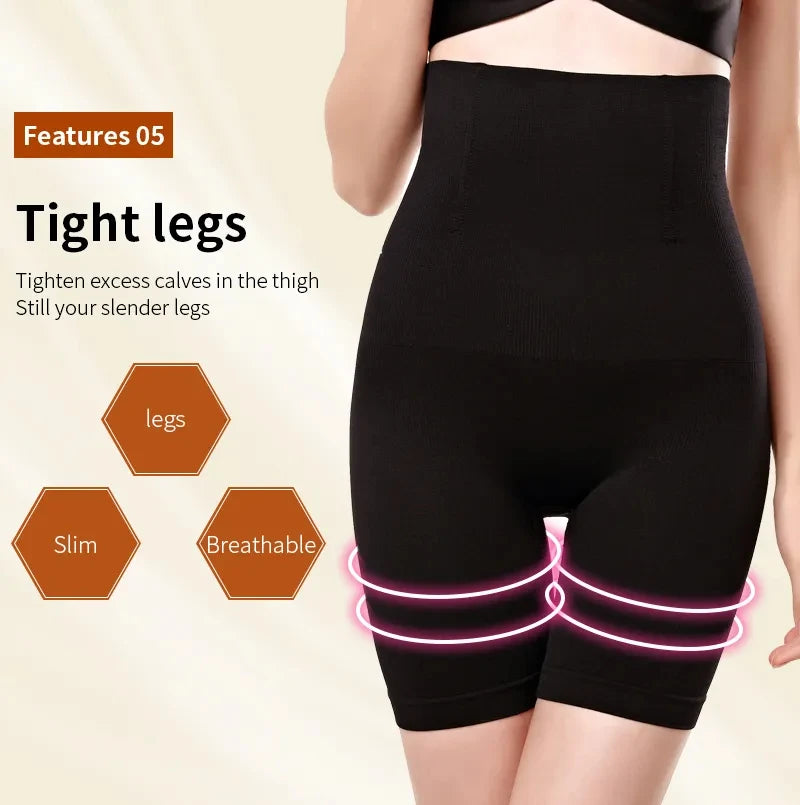 Women's Underwear High Waist Shaping Boyshort Panties Body Shaper Tummy Control Butt Lifting Slimming Shorts Workout Shapewear