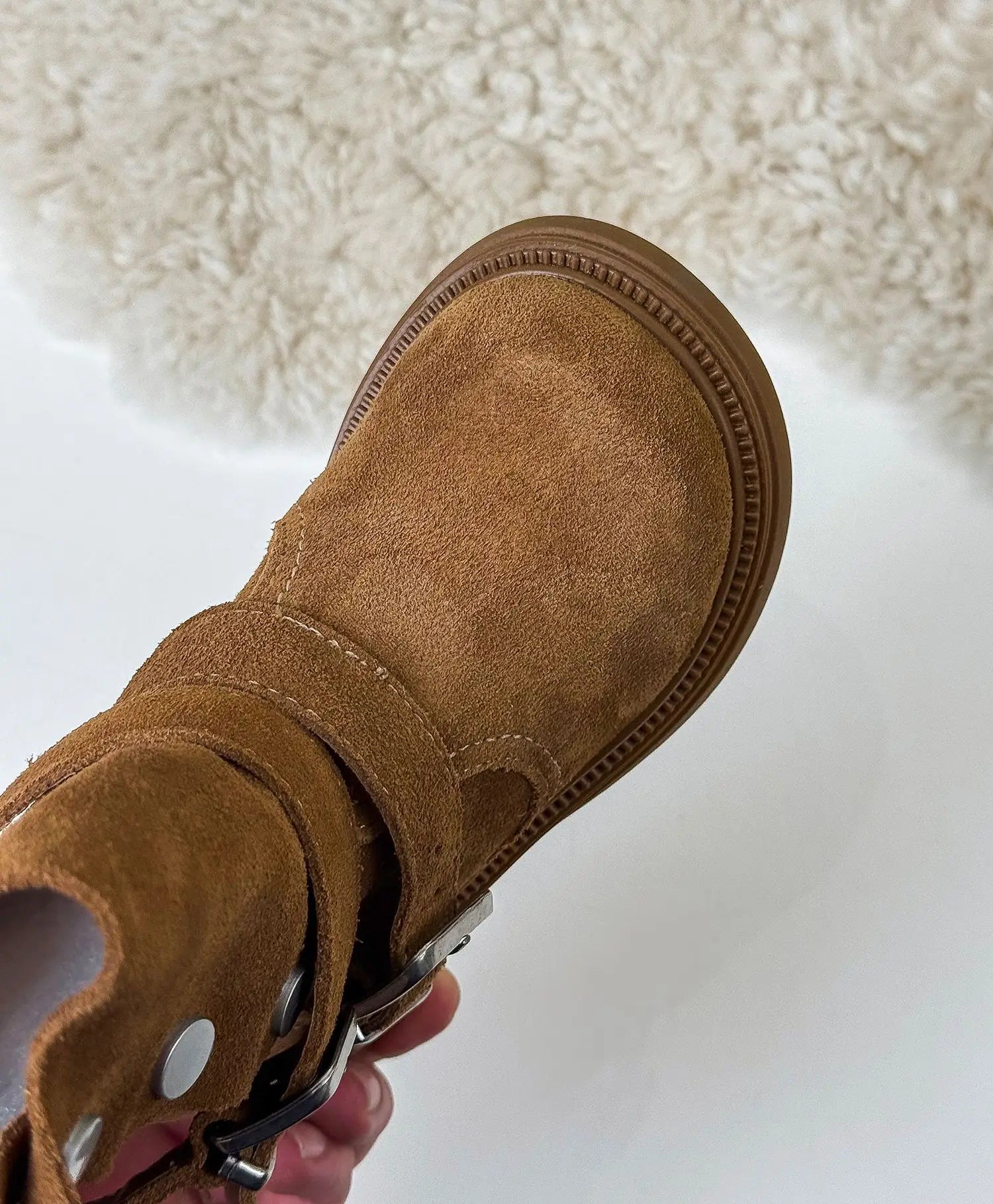 Fashion Baby Girl Retro Solid Short Boots Infant Toddler Child Spring Autumn Winter Mid-calf Platform Shoes Foldable Baby Shoes