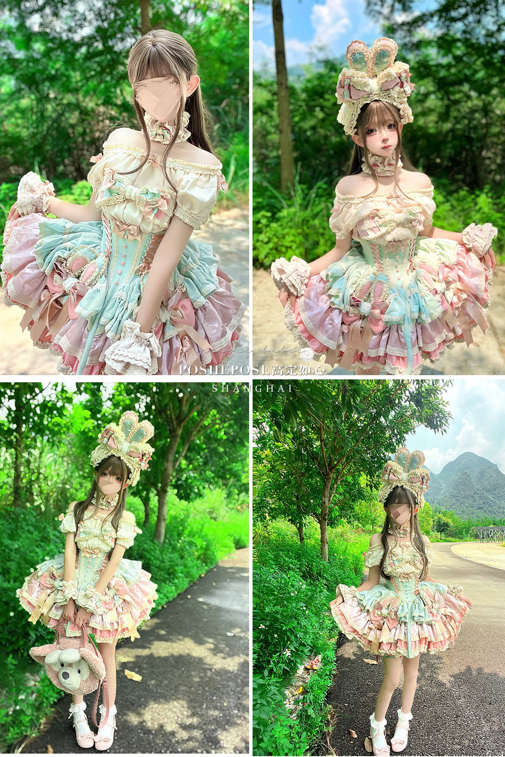 Heavy Industry Elegant Sexy Princess Birthday Dress 3D Big Bow Lace Edge Lace-up Slim Sweet Kawaii Lolita Ball Gown Dress Women